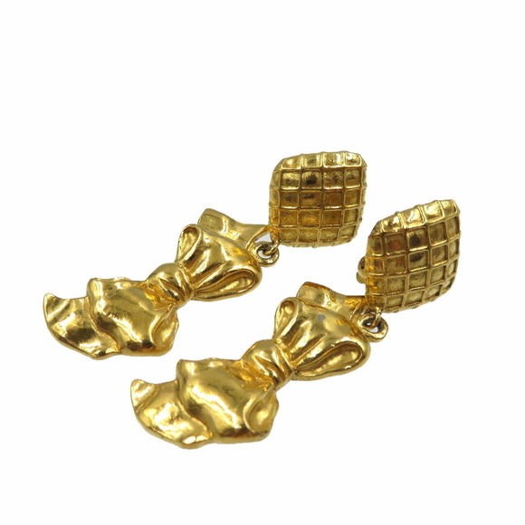 CHANEL Gold Earrings - Picture 1 of 6